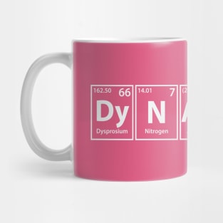 Dynamic (Dy-N-Am-I-C) Periodic Elements Spelling Mug